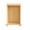 Flash Furniture Bright Beginnings Commercial Space Saving Wooden Mobile STEAM Wall Accessory Board Storage Cart, Locking Caster Wheels, Kid Friendly Design, Natural MK-ME06639-GG - alternate 10